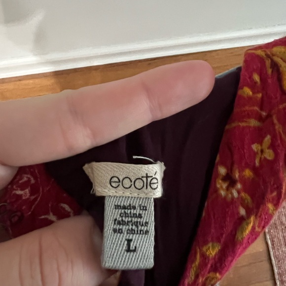 Ecote Urban Outfitters Floral Mini Dress | size large - Picture 4 of 5